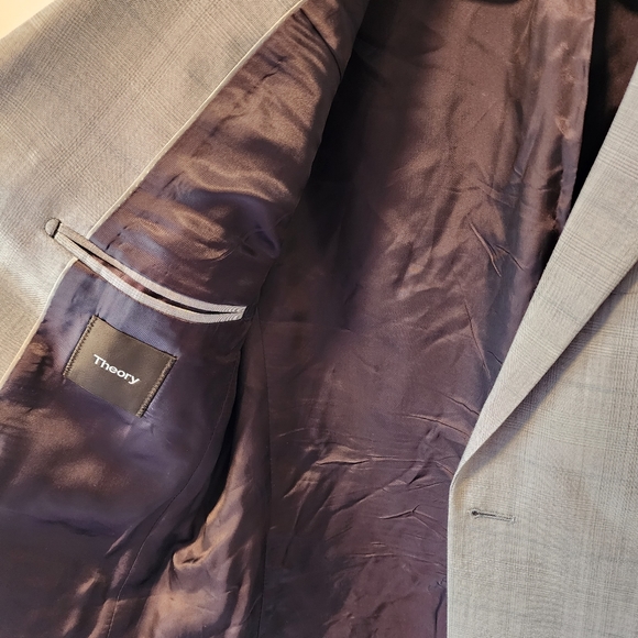 Theory Xylo NP_Thurston Plaid Blazer - Picture 4 of 5